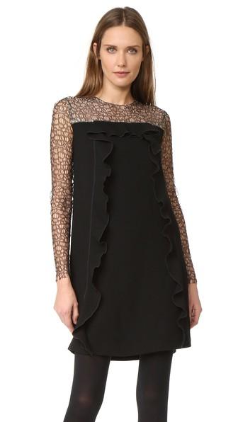 Amelia Toro Lace Sleeve Tunic Dress