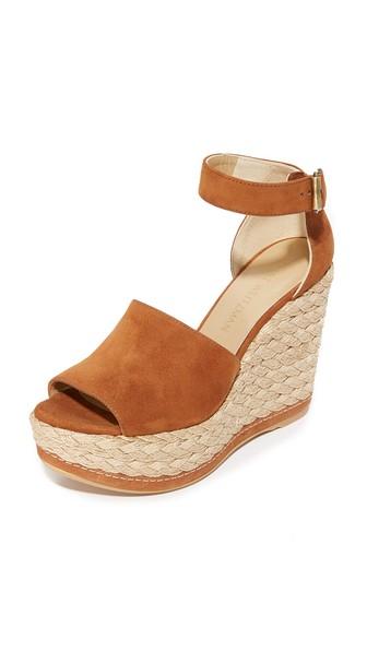 Stuart Weitzman Soho Jute Espadrille Wedges
