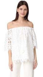 Temperley London Berry Lace Top