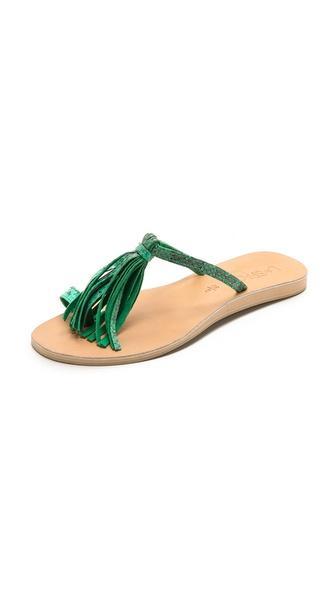 Cocobelle L*space + Cocobelle Fringe Sandals - Turquoise