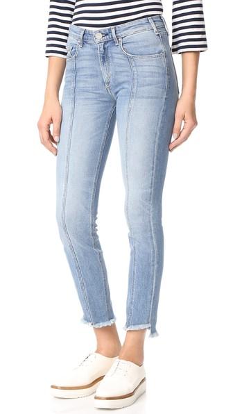Mcguire Denim Seamed Valetta Straight Jeans