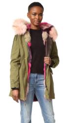 Mila Furs Jenny Rose Melange Parka