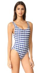 Solid Striped Anne Marie Swimsuit