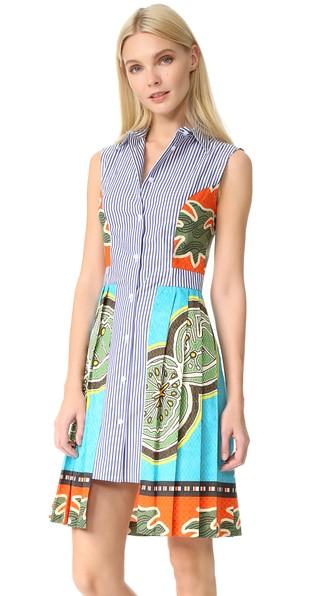 Stella Jean Sleeveless Striped Dress