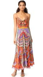 Camilla Long Dress With Tie Front