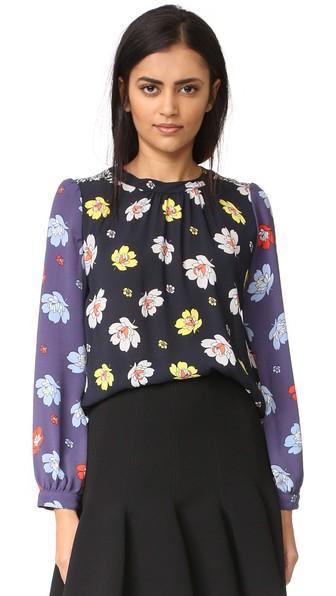 Warm Flora Blouse