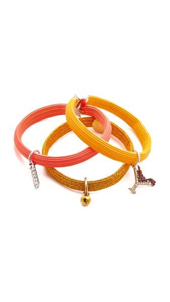 Marc Jacobs Martini Safety Pin Cluster Hair Ties