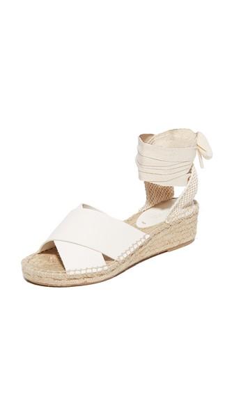 Soludos Crisscross Demi Wedge Sandals