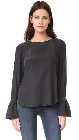 Frame Voluminous Cuff Blouse