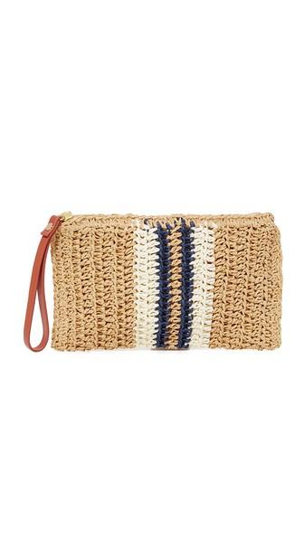 Hat Attack Striped Wristlet