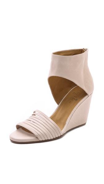 Coclico Shoes Juna Wedge Sandals - Nude