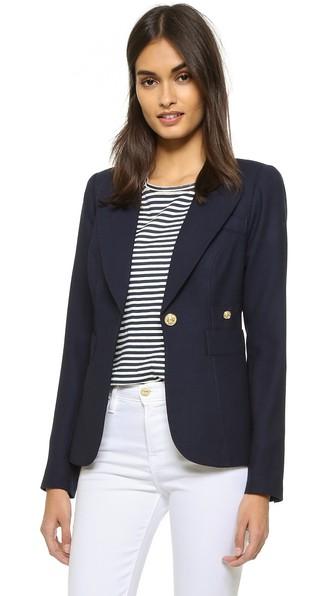 Smythe One Button Blazer