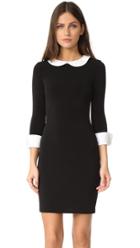 Alice Olivia Vesta 3 4 Sleeve Collared Dress