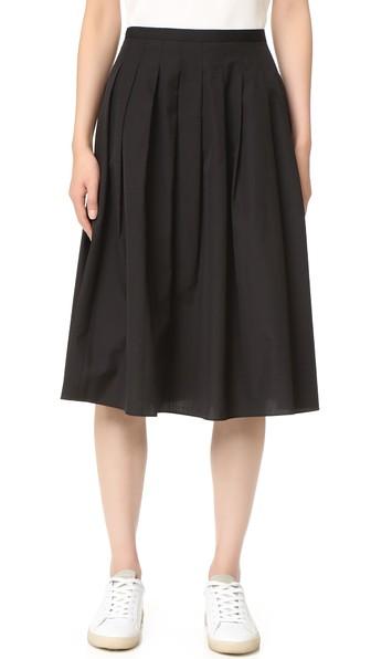 Vince Multi Pleated Skirt