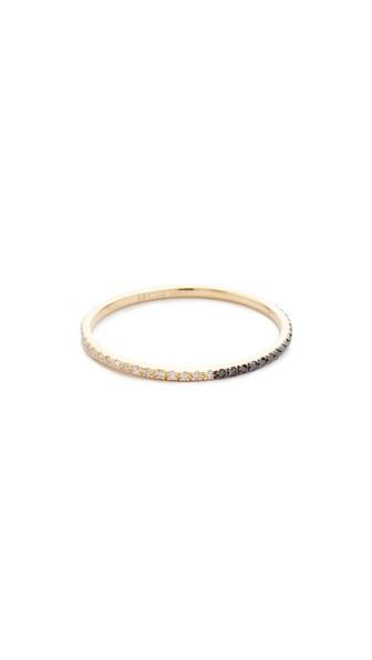 Ef Collection Two Tone Eternity Stack Ring