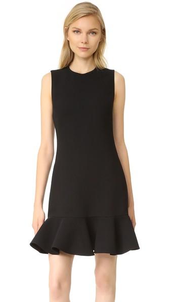 Victoria Victoria Beckham Flounce Hem Dress