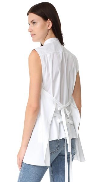 Helmut Lang Apron Tie Top