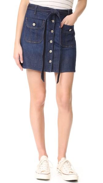 7 For All Mankind A Line Miniskirt