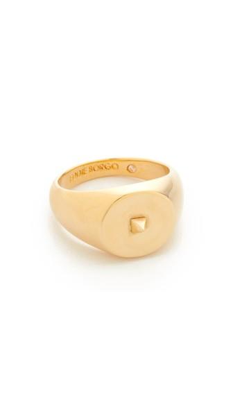 Eddie Borgo Mini Pyramid Pinky Signet Ring