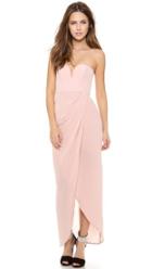 Zimmermann Strapless Drape Maxi Dress