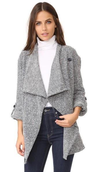 Bb Dakota Anitra Drape Front Jacket