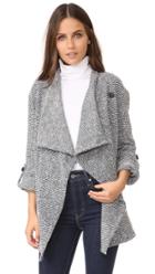 Bb Dakota Anitra Drape Front Jacket