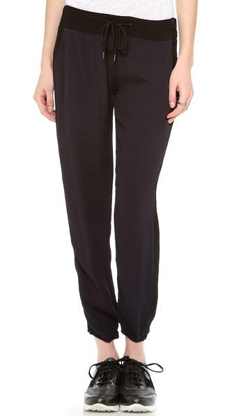 Monrow Crepe Basics Track Pants