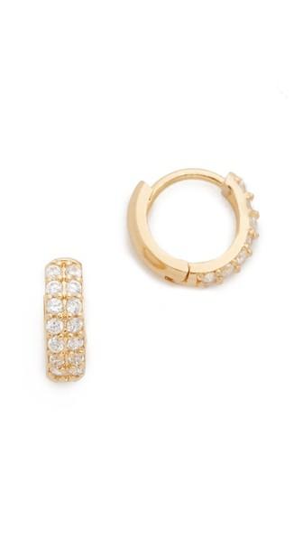 Cloverpost Clone Stone Hug Hoop Earrings