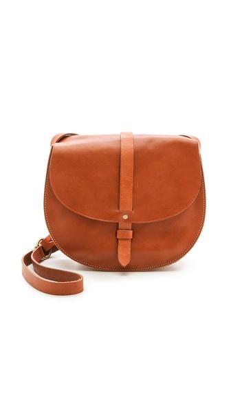 Madewell The Dylan Saddle Bag - Burnished Caramel