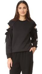 Dkny Top With Drawsting Sleeves