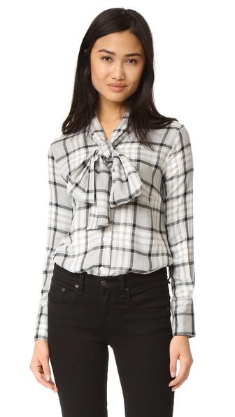 Ruken Sophie Plaid Blouse