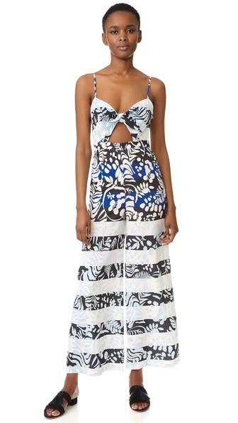 Mara Hoffman Tie Front Jumpsuit