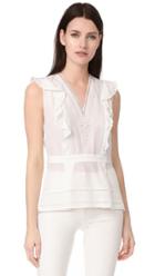 Veronica Beard Brooke V Neck Top