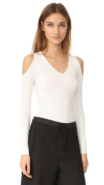 Elizabeth And James Cheyenne Split Shoulder Top