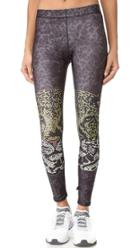 Terez Crystal Leopard Performance Leggings