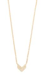 Ef Collection Diamond Shield Necklace