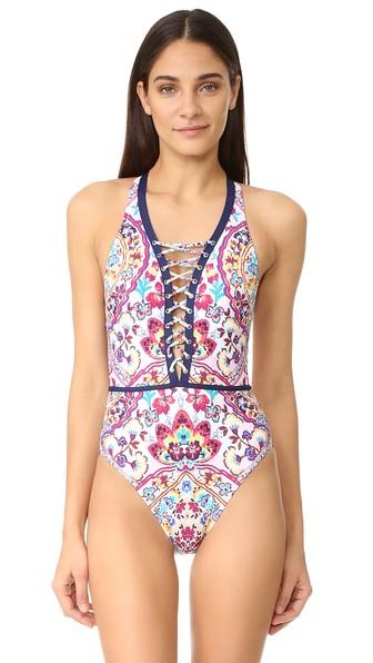 Nanette Lepore Festival Folkloric Goddess One Piece