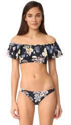 Tory Burch Bay Ruffle Bikini Top