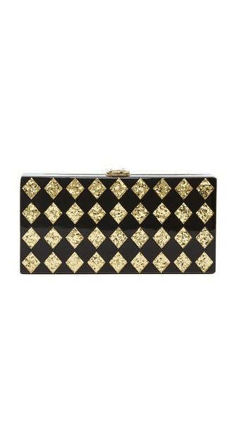 Milly Diamond Box Clutch