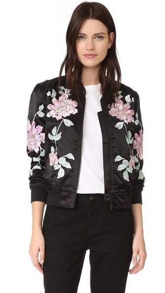 3x1 Satin Bomber Jacket