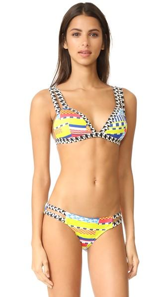 Ondademar Azteca Strappy Triangle Top