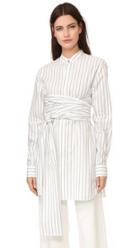 Baja East Long Sleeve Blouse