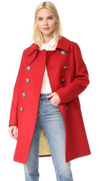 Dsquared2 Military Double Breasted Coat