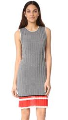 Grey Jason Wu Chevron Dress