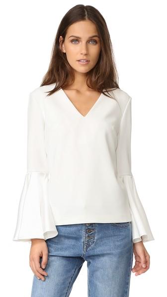 Edit V Neck Flute Top