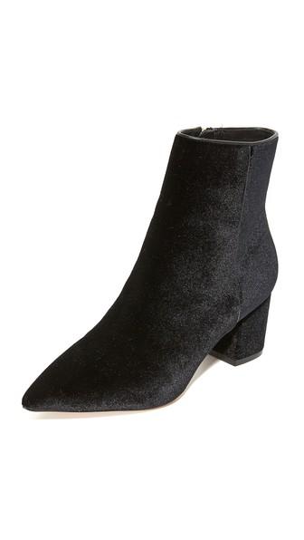Steven Bollie Velvet Booties