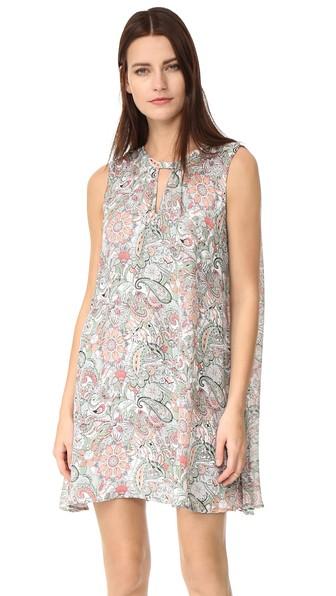 Cupcakes And Cashmere Ruxton Paisley Floral Printed Dress