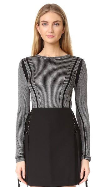 Diane Von Furstenberg Long Sleeve Knit Pull Over
