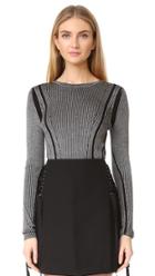Diane Von Furstenberg Long Sleeve Knit Pull Over