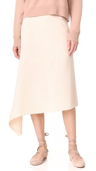 Jenny Park Belita Unbalanced Hem Skirt